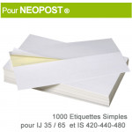 Etiquettes Simples pour Neopost ® IJ 35-65 / IS 420-440-480