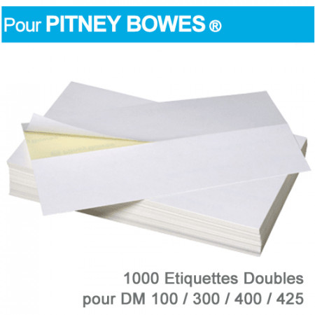 Etiquettes Simples pour Pitney Bowes ® DM 100-300-400-425