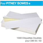Etiquettes Doubles pour Pitney Bowes ® DM55