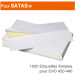 Etiquettes Simples pour Satas ® Evo 420-440