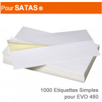 Etiquettes Simples pour Satas ® Evo 480