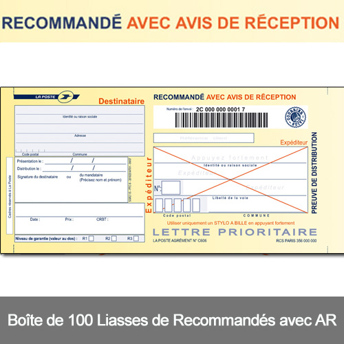 Recommandés Avec Ar Format Classique Avec Code Barre