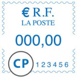 Connect+ Pitney Bowes Bleue Type Postal